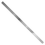 Pacific Arc Stainless Steel Ruler Inch and Metric, with 32nd and 64th Graduations, 36 Inches