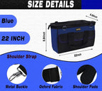 22 Inch Heavy Duty Tools Bag With Wide Mouth for Tool Storage, Carrier and Organizer, Tool Bag for Men/Women, Wide Mouth Tote Bag With Inside Pockets (22 Inch)