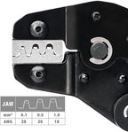 iCrimp SN-025 Dupont Crimper, O Crimp Tool, D-sub, Dupont Connector Wire Crimp Tool AWG 28-18(0.1-1mm²) for Harwin, Amphenol MINI-PV Connectors Molex KK 396 Micro Timer Connectors