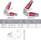 LISHUAI New Adjustable Angle(20°~200°) Welding Magnet clamp,Welder Tool Accessories (Small)