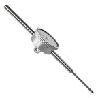 HFS(R) 0-2" Precision Travel Dial Indicator .001 Lathe; 2" Measuring Range; 0.001" Graduation Interval