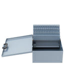60PCS Number Size Drill Bit Index Box, Empty Metal Case (Excluding Drill Bits), #1-60