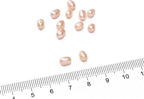 Natural Pearl Beads Rice 4-5mm Pink Freshwater Cultured Loose Gemstone Beads for DIY Jewelry Making 13.8''/Strand HQ