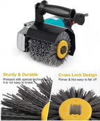 SIGNI Abrasive NYLON Wire Drawing Wheel Drum Burnishing Polishing Brush for Wooden Furniture Floor Polishing 120X100mm 120 Grit 1pack