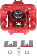 SCITOO Rear Right Brake Caliper With Bracket 19B6887 Red Compatible For Acura RDX 2013-2018 For Honda Crosstour 2012-2015 For Honda CR-V 2007-2016