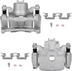 SCITOO Front Left+Right Brake Calipers With Bracket 19B7102 19B7103 Compatible For Nissan Altima 2013-2019 For Nissan Leaf 2014-2017