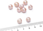 Natural Pearl Beads Potato 9-10mm Purple Freshwater Cultured Loose Gemstone Beads for DIY Jewelry Making 13.8''/Strand HQ