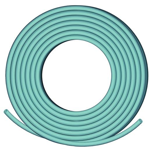XHF 1/4 Inch 20Ft 3:1 Waterproof Heat Shrink Tubing Roll Marine Grade Adhesive Lined Heat Shrink Tube, Insulation Sealing Oil-Proof Wear-Resistant Green
