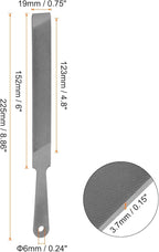 HARFINGTON Farmers Own Files 6 Inch High Carbon Steel Single Cut Flat Hand Rasp File for Deburring and Removing Material