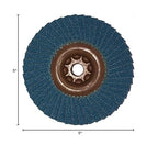 Plantex® Weld-Ex Flap Disc- 80 grit, 5" Diameter