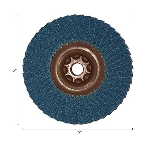 CS Unitec | Plantex® | Weld-Ex Flap Disc - Multigrain 40/60 grit, 5" Diameter