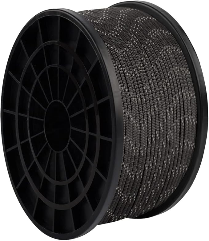 HERCULES Type III Paracord 550 Paracord Rope Parachute Cord, 100' Reflective for Camping Cord, Survival Rope