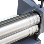KAKA Industrial Sheet Metal Brake 40 inch 3-in-1, Shear and Slip Roll Combo | 20-Gauge Heavy Duty Bending Machine with Back Gauge and Segment Fingers for Metal Fabrication