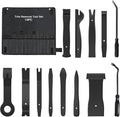 GOOACC 13PCS Nylon Trim Removal Tool Set for Bumper Fastener Rivet Clips Car Door Clip Panel Audio Video Dashboard Dismantle Black
