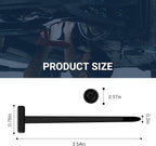 100PCS Nylon Universal Cable Tie Buckle Zip Ties – Push Mount Button Lock Clips, UV-Resistant Fasteners for Car Wire Harness, Garage, Electrical & Automotive Use
