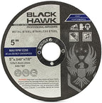 BHA Metal and Stainless Steel Thin Cut Off Wheels for Angle Grinders, 5” x .040” x 7/8” - 25 Pack