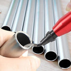 Premium Deburring Tool with 10 High-Speed Steel Blades – Ideal for Metal, Plastic, PVC, Copper & 3D Printed Edges – Professional Burr Removal Tool for Plumbing & DIY Projects(Red)