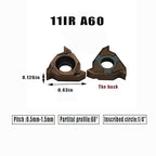 Lather Threading Tool Bit Set External Internal Threading Boring Bars Turning Tool Holders with 11IR A60 16ER 16IR AG60 Carbide Threading Inserts (2pcs Holders +11IR A60)