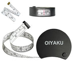 Dual Scale Tape Measure for Cloth Tailoring and Body Measurement 60 Inch/150cm Retractable Soft Tape with Lock Button and Window Reading Weight Loss Fitness Medical Nursing Craft Cloth Tools