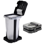 Collapsible Trash Bag Holder with Reinforced Legs and Bonus Inner Storage Compartment, Portable Trash Can, Outdoor Waste Bin with 20 Bags Included for Camping, RV, Picnic, and Home Use