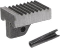 HARFINGTON Pipe Wrench Heel Jaw with Pin Assembly 12" Wrench Replacement Carbon Steel for 12" Adjustable Wrench