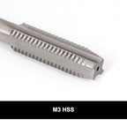 COMOWARE Drill and Tap Sets, HSS Jobber Length Drill Bits with Metal Indexed Case | 18-Piece, 6-32 to 1/2"-13 Tap Sizes