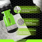 Diamond Core Drill Bits,2-2/3" 68mm Ceramic Tile Drill Bits Vacuum Brazed Diamond Hole Saw for Porcelain Tile,Granite,Marble,Concrete,Masonry,Brick