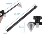 Sliding Sag Scale, Dirt Bike Rear Shock Sag Tool Aluminum Suspension Sag Setting Tool
