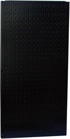 Wall Control Pegboard 32in x 16in Black Metal Pegboard Tool Board Panel