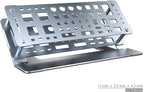 Screwdriver Rack, Small Tool Storage Holder for Desk Top, Work bench Organizer, Aluminum Alloy, Dark Grey