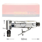 Air Angle Die Grinder, 0.25 hp and 21,000 RPM Motor, Lightwight Aluminum Body, Safety Lock, With 1/4" 1/8" Collets, Pneumatic Power Tool For Grinding and Polishing on Metalwork Woodwork