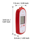 Electric Fence Voltage Tester, Handheld Fence Fault Finder Fence Tester for Farms, Digital Display High Voltage 200-15000V Gardening Tools