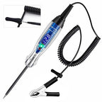 Test Light Automotive, 3-60V DC LED Digital Circuit Tester, Heavy Duty Light Tester with Voltmeter, Auto Voltage Tester Electric Probe Test Pen for Fuse, Battery, Polarity