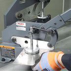 KAKA INDUSTRIAL Manual Metal Shear HS-6-6 inch Cutting Capacity for Steel Plate, Round and Flat Bars | Bench-Mount Hand Cutter