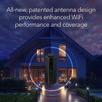 NETGEAR Nighthawk WiFi 7 Router (BE9300) – Security Features, 9.3Gbps Wireless Speed, 2.5 Gigabit Internet Port, Tri-Band Gaming Router, Covers 2,500 sq. ft., 100 Devices, Built-in VPN, USB 3.0