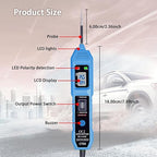 CT03 Power Circuit Tester, 6-24V DC Test Light Short Circuit, Automotive Component Electrical Polarity Identify Continuity Tester, Overload Protection