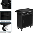 TUFFIOM 5-Drawer Rolling Tool Chest, Tool Storage Cabinet w/Drawers, Lockable Wheels, Detachable Top & Adjustable Shelf, Mechanic Tool Organizer Box for Garage, Workshop, Warehouse & Repair Shop
