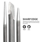 NEIKO 02623A Cold Chisel and Punch Set | 12 Piece | Cr-V Steel | Remove Pins and Bushings | Cut or Split Steel Objects