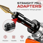 Angle Grinder Conversion Accessories Adapter Kit, 2025 Bloomy Flower Calendar, Interface Connector Adapter for Angle Grinder Polisher Drill Bit Connecting Tool for 6mm+3mm Conversion (1 set-6mm+3mm)