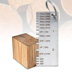Wire/Metal Sheet Thickness Gauge Stainless Steel Welding Gage Plated Size Inspection Tool Wire Metal Sizes Thickness Gauge
