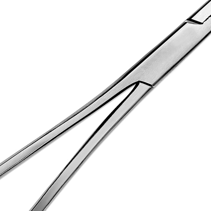 Hemostats ROCHESTER PEAN Forceps Locking Pliers Clamps Tongs Full Serrated Stainless Steel set (Straight 9,10,12 Inches 3 pcs Set)