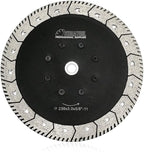 SHDIATOOL 9 - Inch Diamond Saw Blades Cutting Disc Two-in-One Design Cut Grind Sharpen Marble Granite Concrete and Bricks 5/8"-11