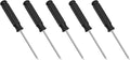 5PCS Mini Phillips Screwdriver, 2mm Cross Head with Black Non-slip Handle for Small Appliances, 3.62"(92mm) Total Length, Non-magnetic