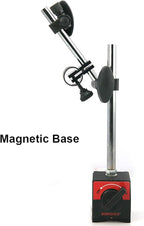 NORTOOLS Dial Indicator with Magnetic Base 0-1.0" & Point Set Dial Test Indicator 0.001" Precision Measuring Gauge Tools Kit， Magnetic Dial Indicator Base Holder with Fine Adjustment
