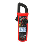UNI-T UT202F Digital Clamp Meter AC Current TRMS Volt Ohm Amp Meter HVAC Clamp On Multimeter Auto Ranging 6000Counts AC Current Frequency NCV AC DC Voltage Frequency Resistance Continuity Diode Tester