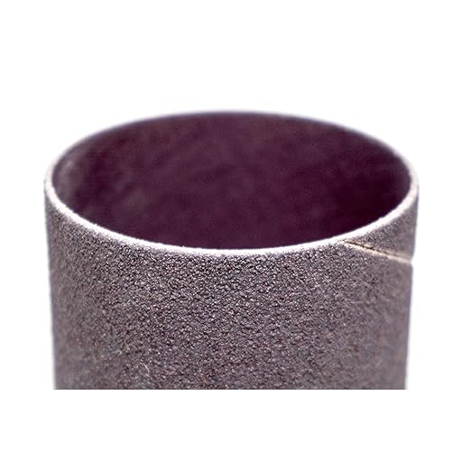 Benchmark Abrasives 1/2” x 1” Aluminum Oxide Sanding Bands, Spiral Bands Rotary Sander Attachment for Drill & Die Grinder, Metal Polishing Sanders for Woodworking - Sander Tool (10 Pack), 60 Grit