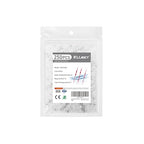 Kuject 250PCS Solder Seal Wire Connectors AWG 26-24, White Solder Seal Heat Shrink Butt Connectors Terminals Sleeve Waterproof Wire Splice Connector for Marine Boat Wire Joint