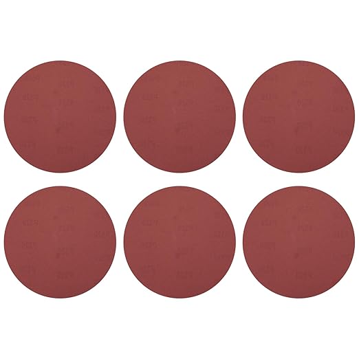 HARFINGTON 15 Pcs 9 Inch Sanding Disc 320 Grit Hook and Loop Sandpaper Random Orbital Sander Pads for Woodworking Automotive Metal Polishing