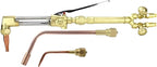SÜA - Heavy Duty Oxy-Fuel Torch Replacement for Victor with Check Valves + Cutting & Heating Tips (Acetylene)
