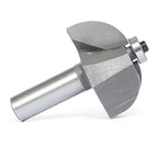 Cove Router Bits,1/2" Shank,Radius 11/16",Bearing Guided Cove Edging Cutter for Wood Profiling,Routing,Molding